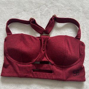 Bombshell Sportswear ruby red buxom bra